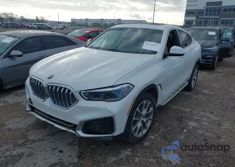 2020 BMW X6 Sdrive40I z USA, uszkodzony, nr VIN 5UXCY4C06L9D17744